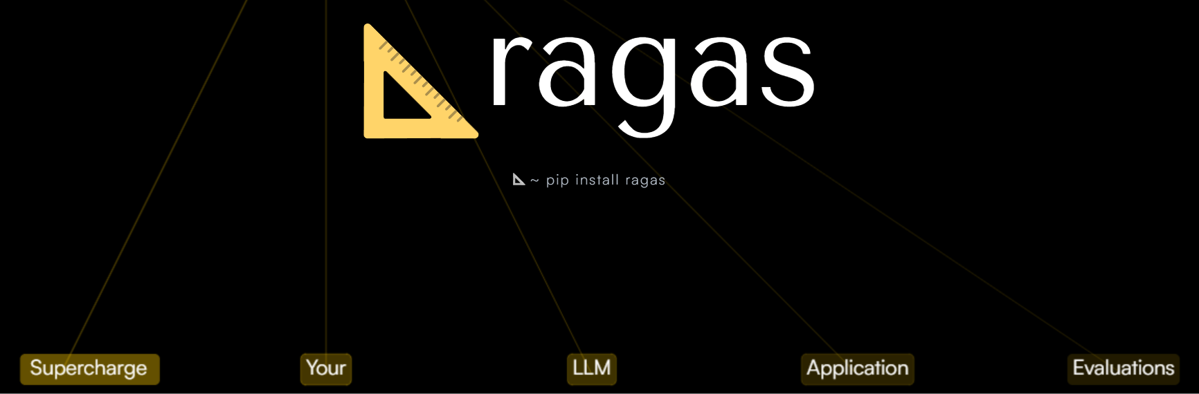 Ragas open-source evaluation library landing page