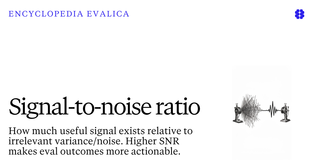Signal-to-noise ratio definition - Braintrust